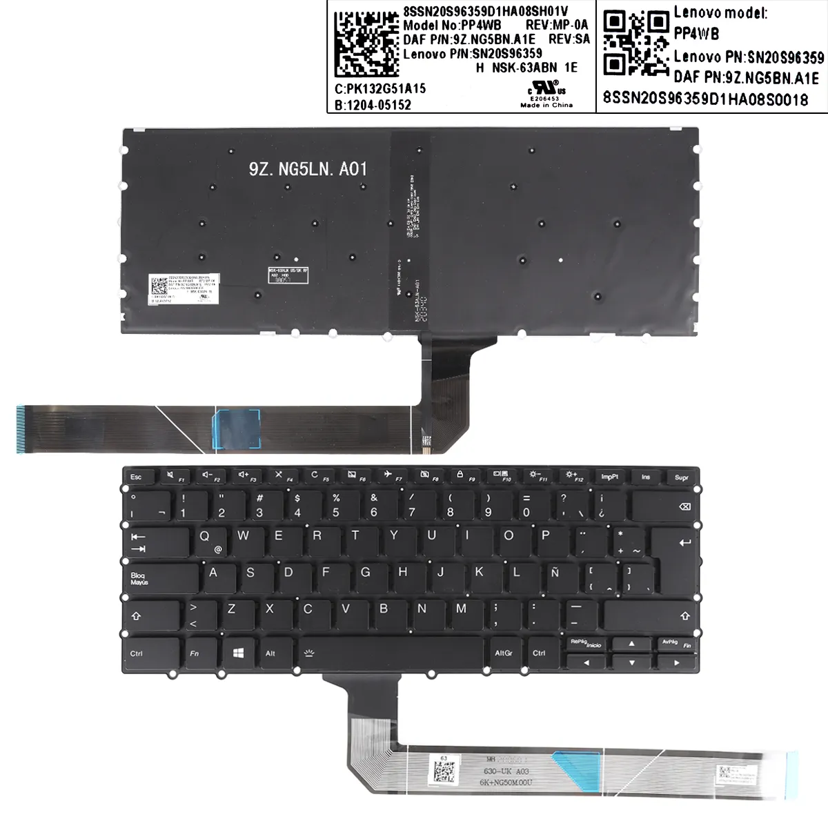 Picture of LENOVO 14W GEN 1 BLACK（Backlit，Without FRAME，win8）Disassemble